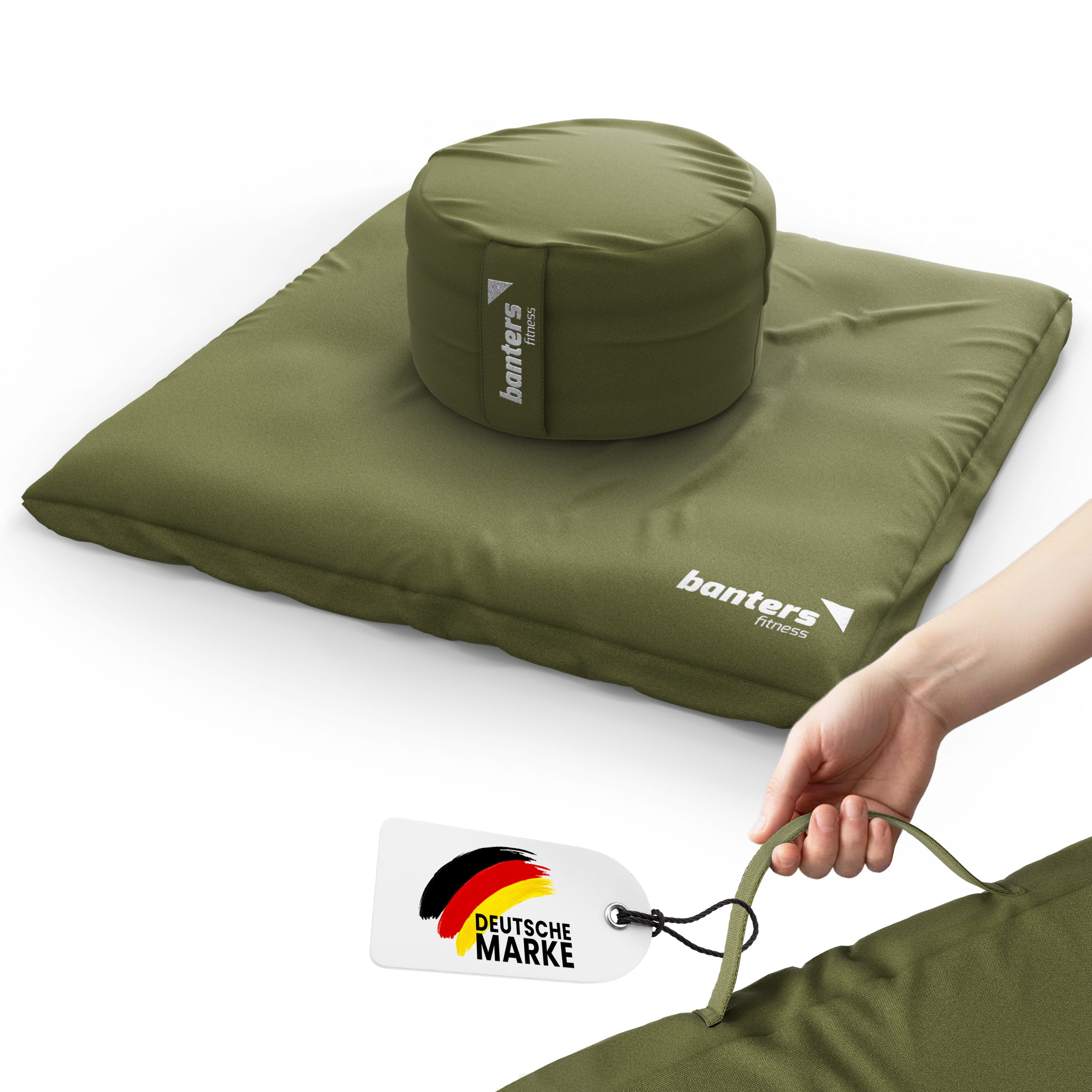 Yoga- & Meditationskissen-Set – komplettes Sitzset für Yoga & Meditation